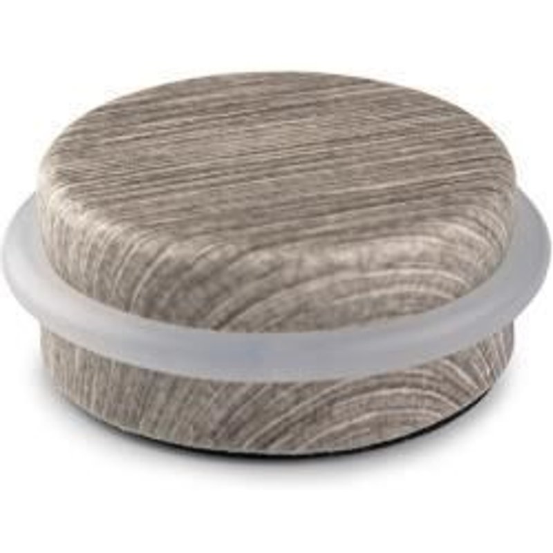 GENERIQUE - Adhésif Plastique-Métallique Butée De Porte Décorée Oliviers Mediterraneo Ø4,6x1,8cm Inofix