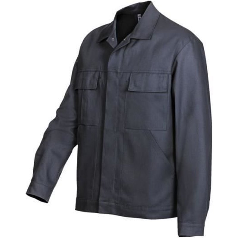 Blouson homme 100 % coton gris fonce taille 54-56