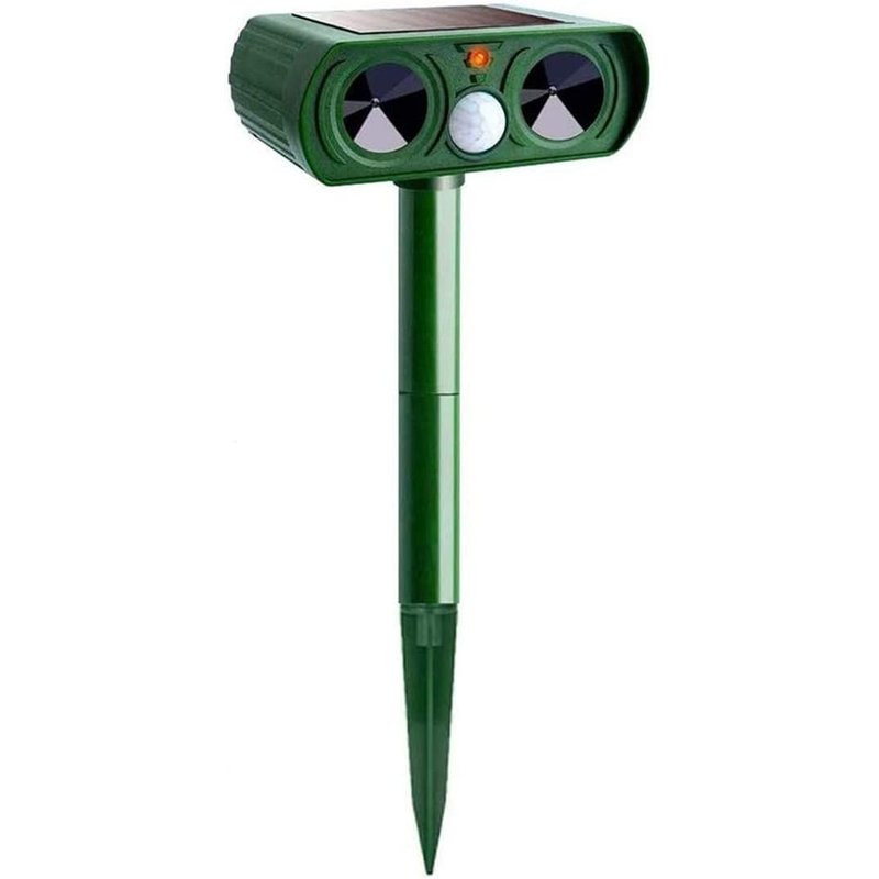 Répulsif À Ultrasons Solaire, Répulsif Chat Ultrason Solaire Ip65 Étanche, Dissuasion De Renard Chat Pour Le Jardin Extérieur De La Pelouse