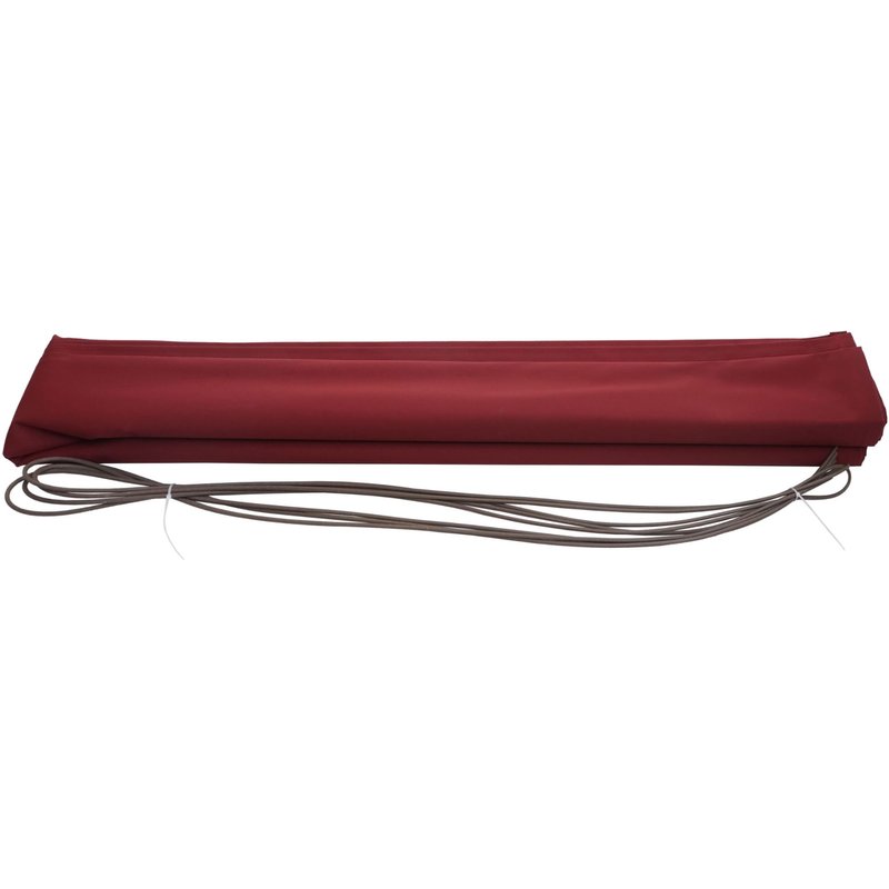 Housse de rechange pour store HWC-H27, cassette complète Housse de rechange protection solaire 6x3m acrylique bordeaux-rouge