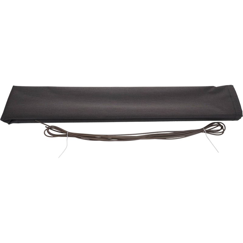 Housse de rechange pour store HWC-H27, cassette complète Housse de rechange protection solaire 6x3m Polyester anthracite