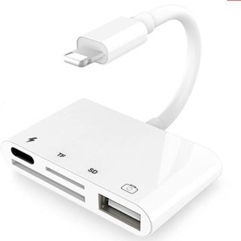 Adaptateur USB LIGHTNING iOS vers TF/SD,JL1255