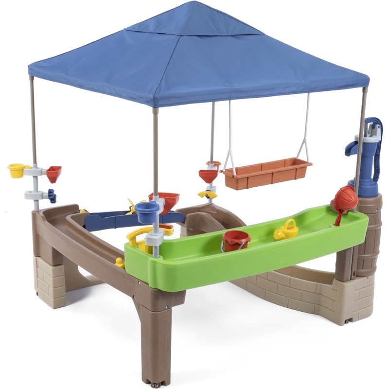 Step2 Pump & Splah Shady Oasis Maison Enfant Avec Jouets D'eau