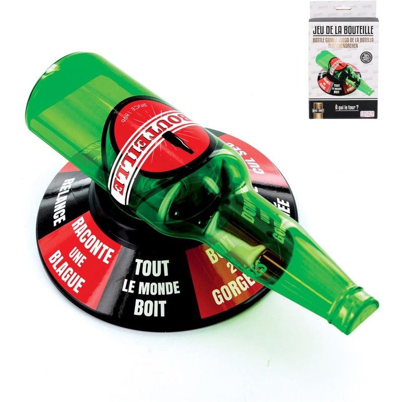 Jeu De La Bouteille Ambiance Roulette 6x12x18cm