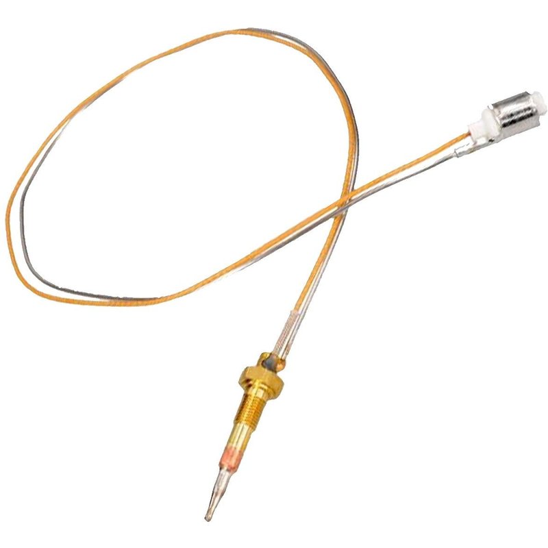 Thermocouple de bruleur L400mm Four cuisinière (C00094330 482000028009 SCHOLTES INDESIT CANNON ARISTON HOTPOINT)