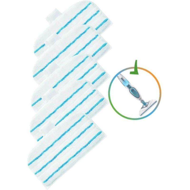 Lot de 5 lingettes microfibres - Nettoyeur vapeur (90585868 )