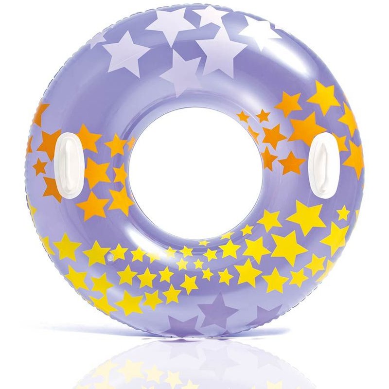 Bouée Gonflable Etoiles Magiques Violet Ø 91 Cm - Intex