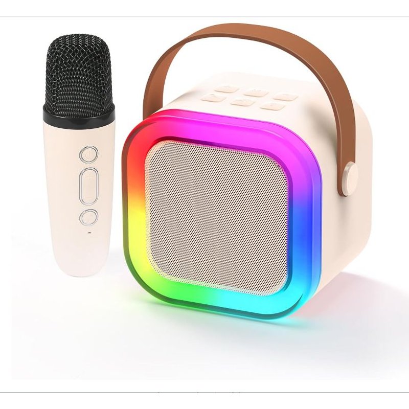 Micro Karaoke Enfants avec 1 Micro sans Fil, Cadeau Fille 4-12 Ans Anniversaire Jouet Fille 3-12 Ans Micro Enfant Cadeau Ado Fille Micro sans Fil Karaoke Jouet Garcon 4-12 Ans Musique Enfant