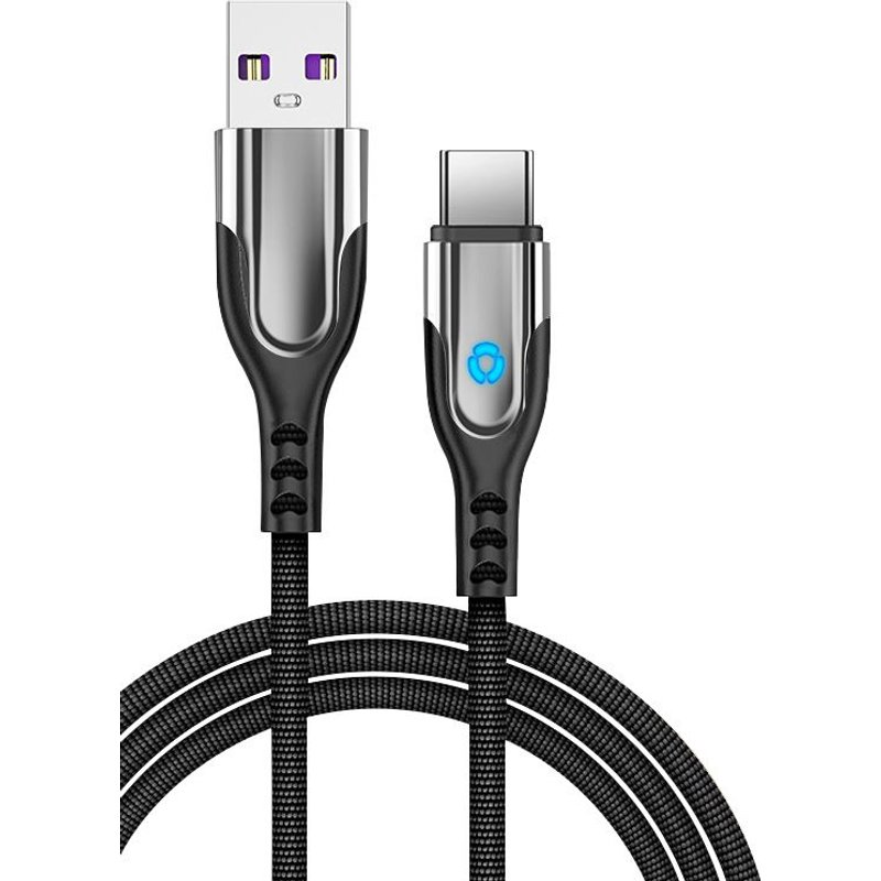 Câble de charge rapide USB-C Le noir 1.2 m