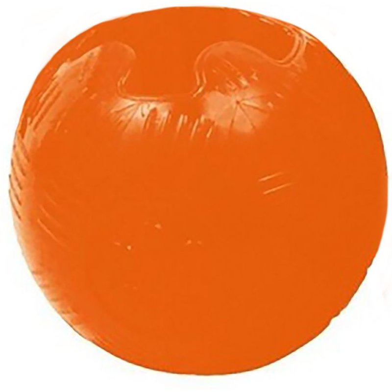 Balle En Thermoplastique Tres Ressitant Orange Grand Format 9.5 Cm Pour Gros Chien - 38-81129 / Ju00513