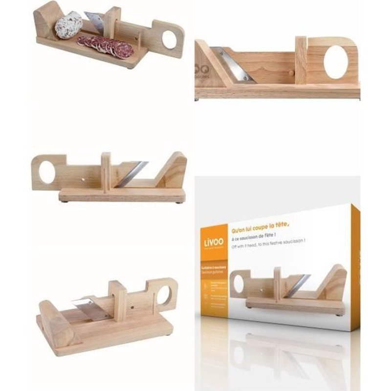 Guillotine à saucisson Pour trancher vos saucissons Lame en acier inoxydable