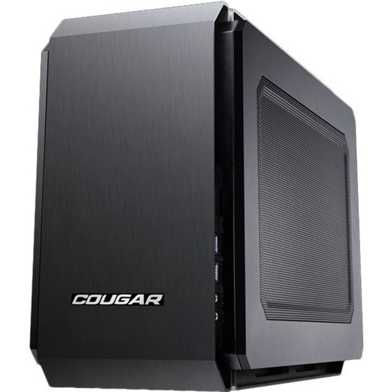 Cougar QBX - Tour - mini ITX - pas d'alimentation (ATX / PS/2) - USB/Audio