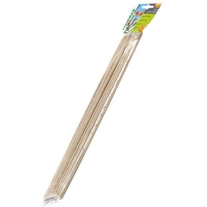 Tuteur En Bambou Naturel - Verdemax - Flower Stick 40cm - Lot De 20 - Marron