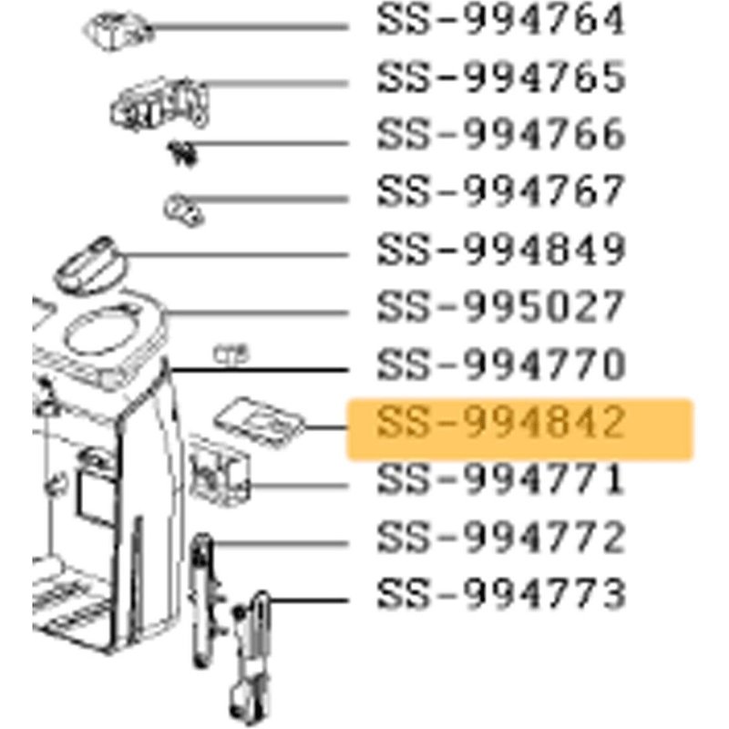 Minuteur (repère SS-994842) - Friteuse (SS-994842 SEB)