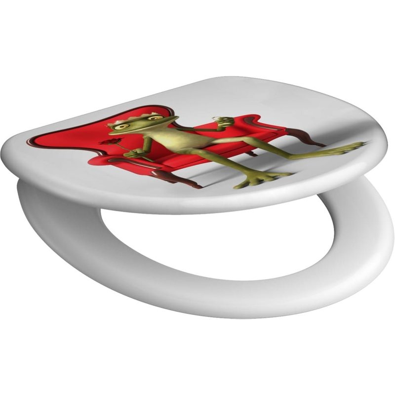 SCHÜTTE Siège de toilette avec fermeture en douceur FROG KING