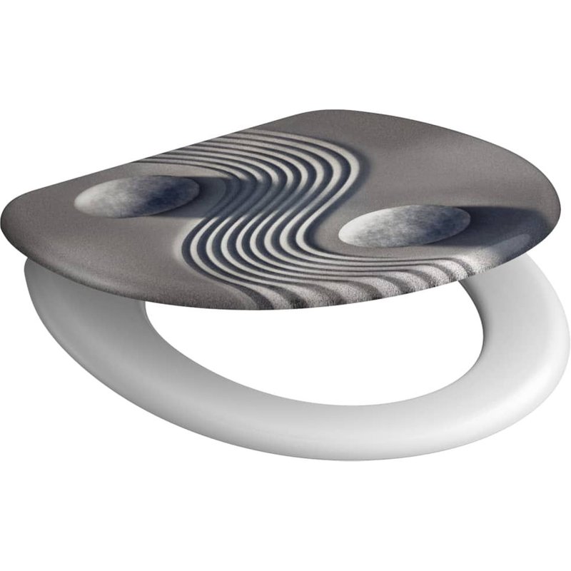 SCHÜTTE Siège de toilette avec fermeture en douceur YIN & YANG