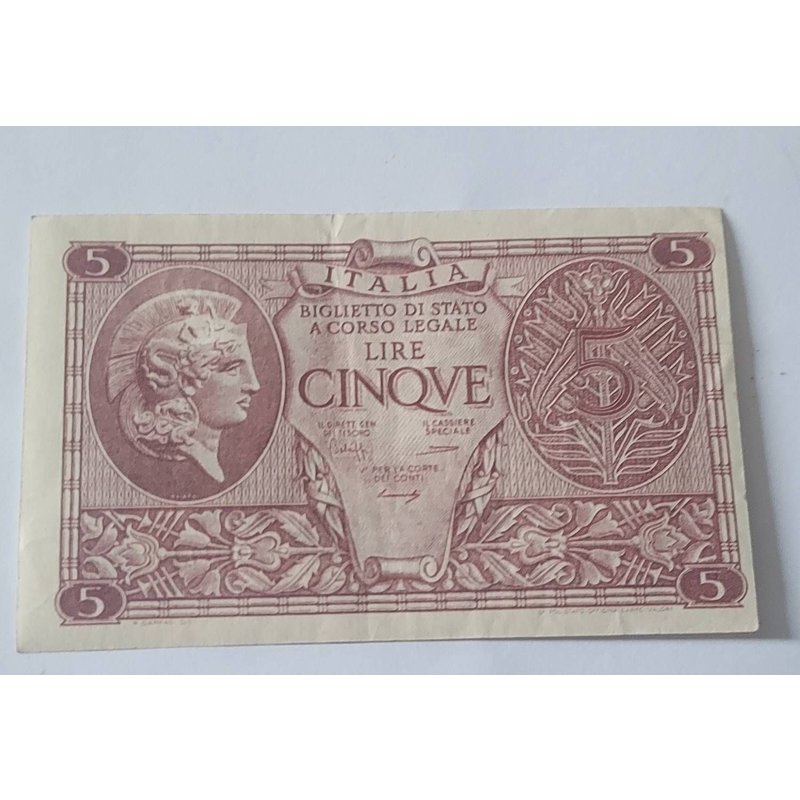 Italie 5 Lires 1944