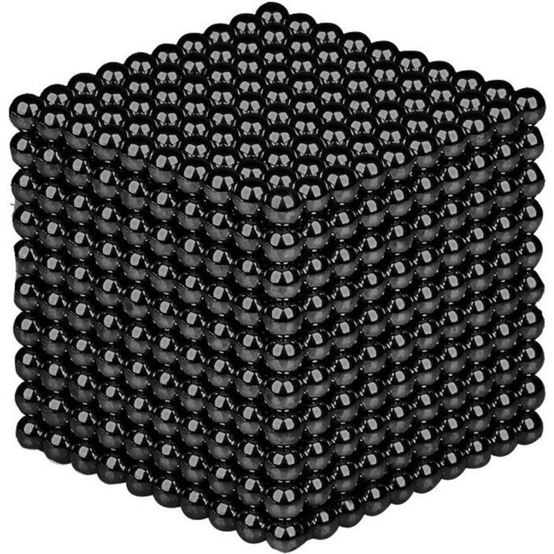 1000 Pcs Par Lot 5mm Magnetique Buck Ball Aimant Or Couleur Intelligent Anti-Stress Jouets Cadeau, Noir
