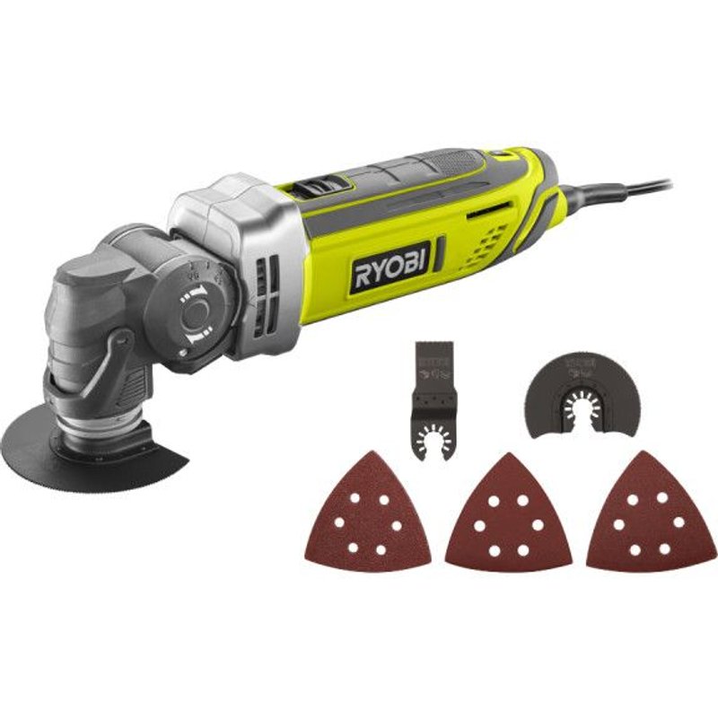 Pack RYOBI Outil multifonctions RMT300-SA - 300W - sac de transport - kit 12 pièces - RAKMT12KIT
