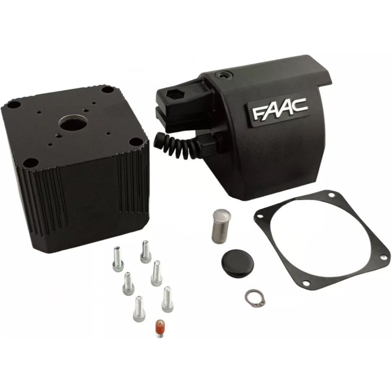 Corps gauche FAAC 412 (Réf : 63003280) pour motorisation