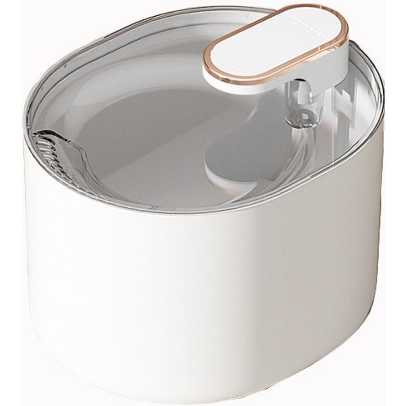 Fontaine À Eau Pour Chat Et Petit Chien 3l Distributeur Eau Pour Chat Filtre Automatiquement Silencieux-Blanc