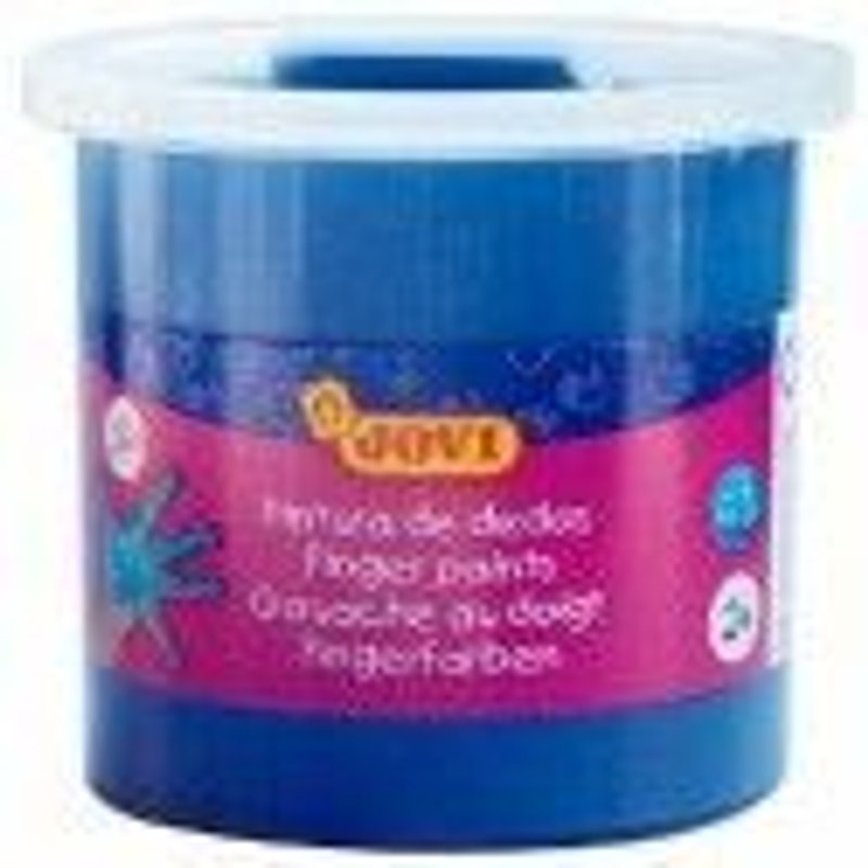 peinture pour doigts Jovi Coffret 5 Pièces 125 ml Bleu