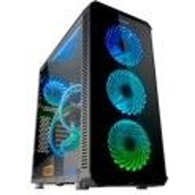 Boîtier Demi Tour Micro ATX / Mini ITX / ATX NOX Hummer TGM LED RGB USB 3.0 Noir