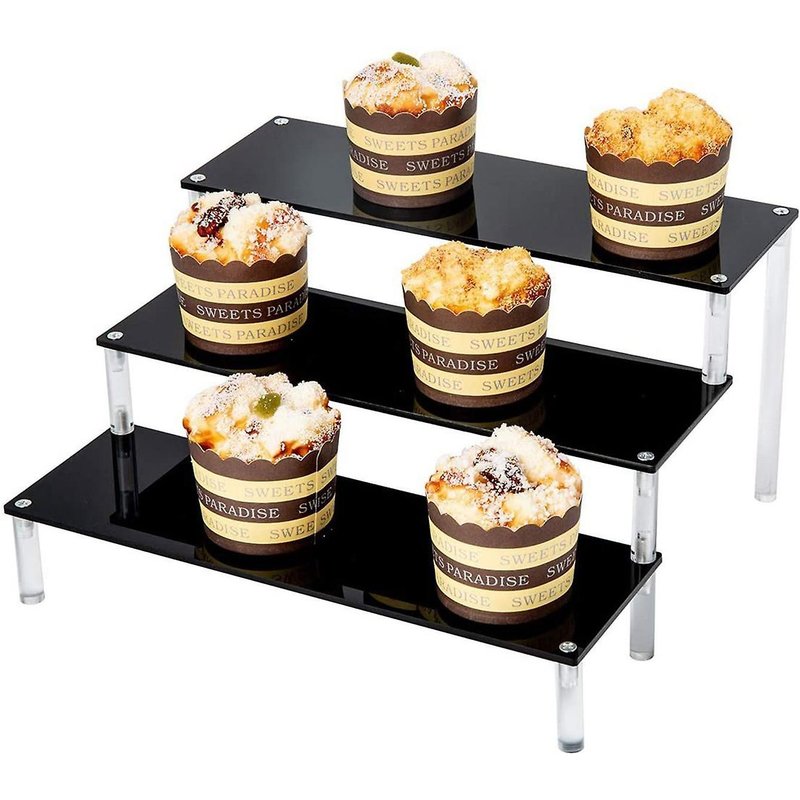 3 Étapes Riser Display Shelf Pour Table Decor Showcase Shelf Pour Comptoir