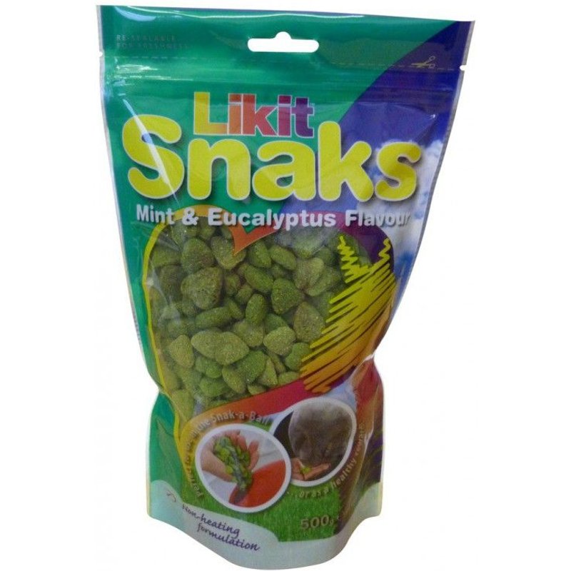 Bonbons Pour Chevaux Likit - Couleur : Goût Eucalyptus, Taille : 100 G Pou Cheval Et Poney