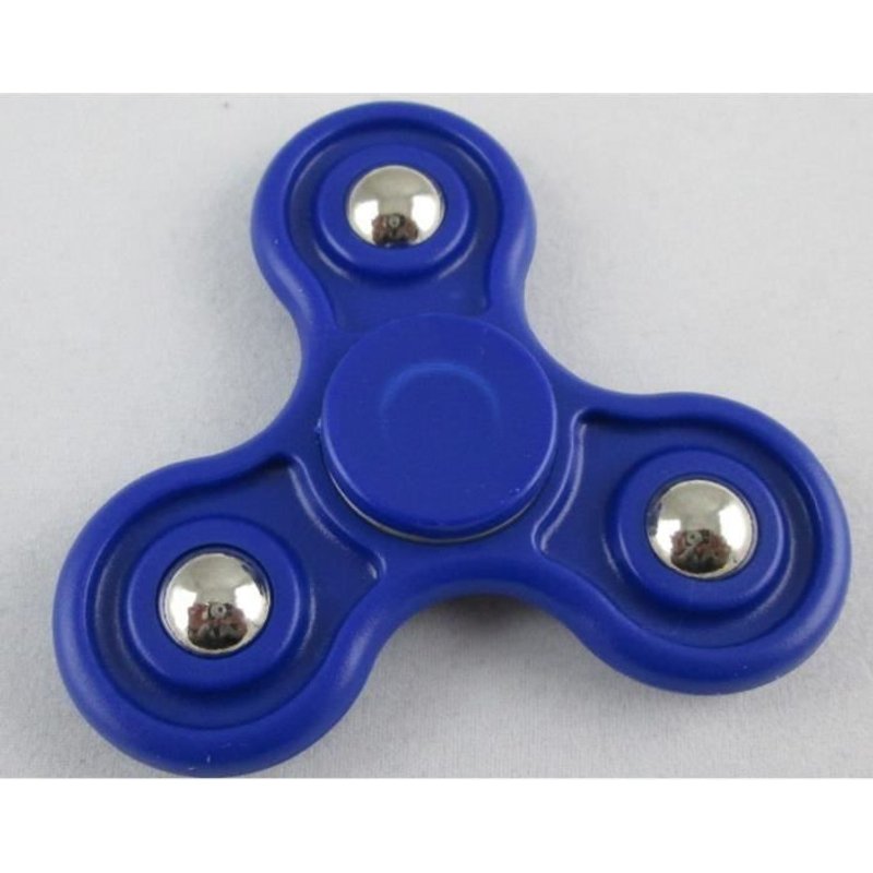 Toupie Anti Stress Anti Anxiété Bleu À Billes Hand Spinner