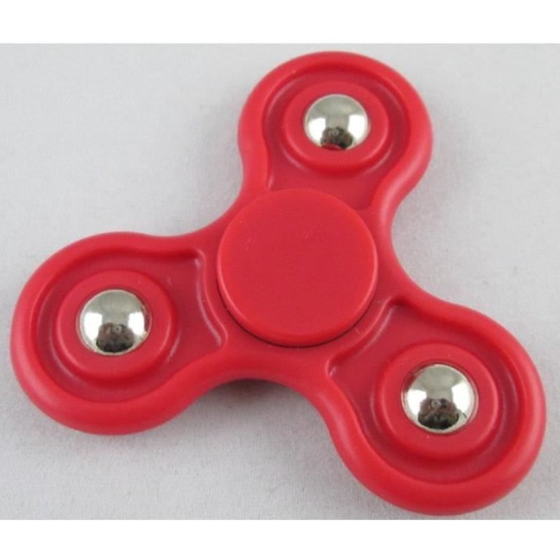 Toupie Anti Stress Anti Anxiété Rouge À Billes Hand Spinner