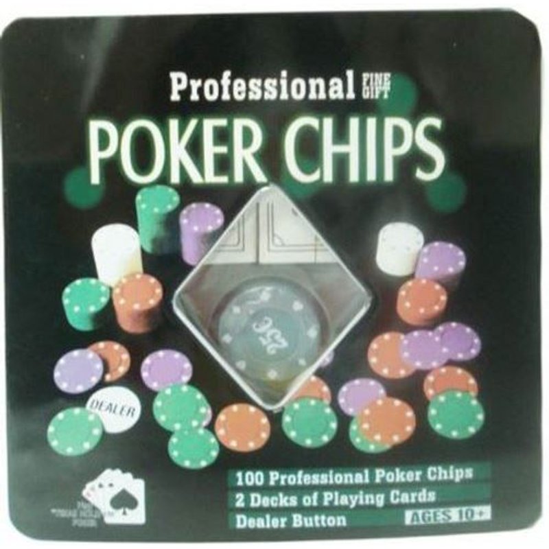 Jeu De Société - Gueydon Jouets - 801806 - Ensemble Jeux De Poker Boite Metal