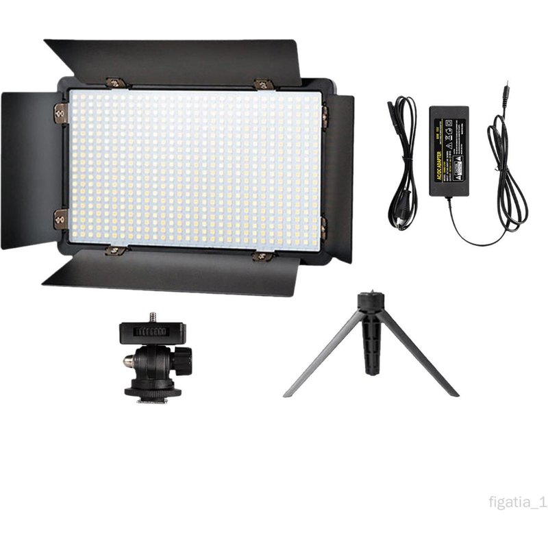 figatia Lampe vidéo LED, panneau lumineux LED 40 W pour la photographie vidéo de table en de jeu , b