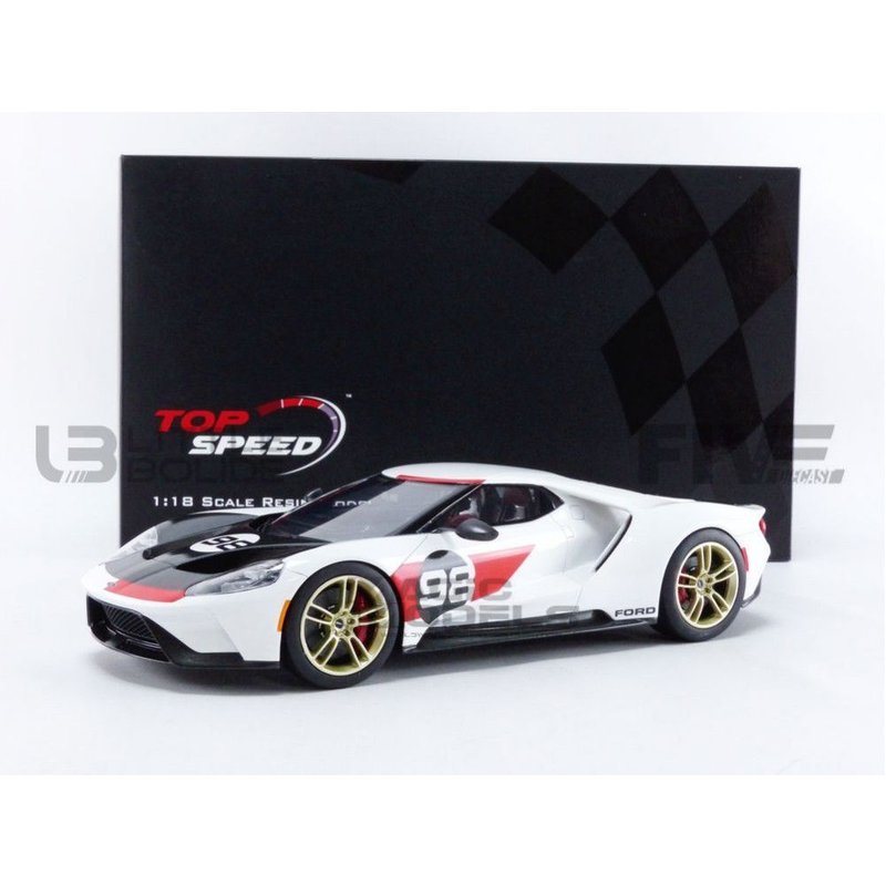 Top Speed 1/18 Ts0317 Ford Gt Edition Heritage - 2021 Diecast Modelcar-Top Speed