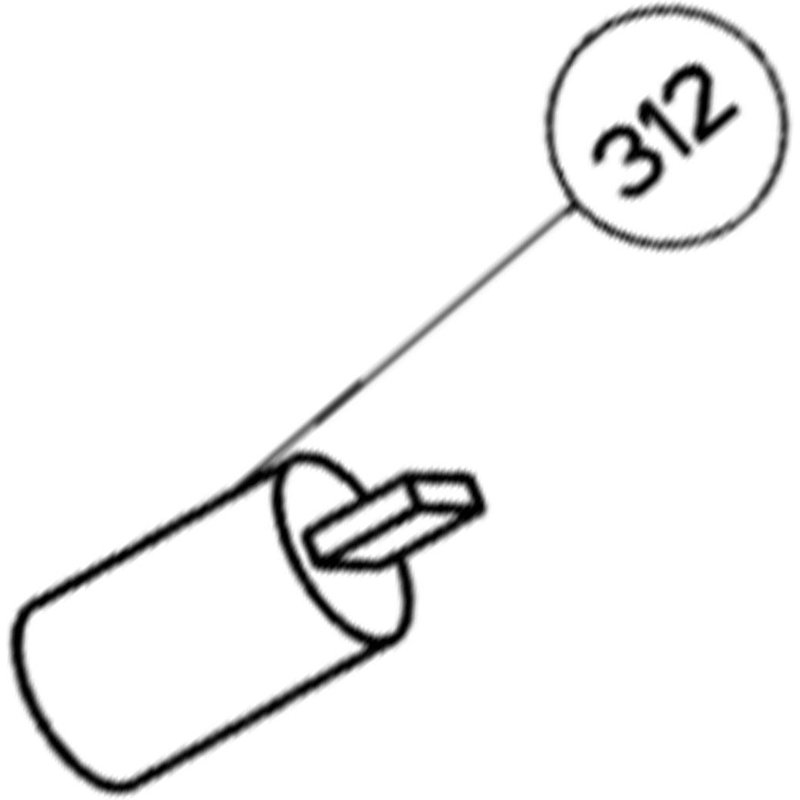 Condensateur (repère n°312) Hotte (488000630616 C00630616 IKEA WHIRLPOOL)