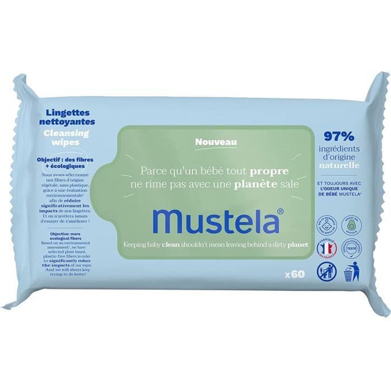 Lingettes Nettoyantes X60 Mustela23