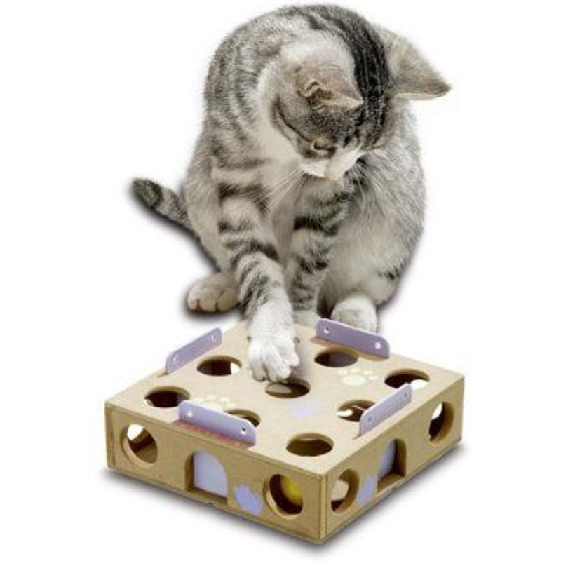 Flamingo Jouet Smart Cat Boite D Activité Pour Chat 6 X 22 X 22 Cm