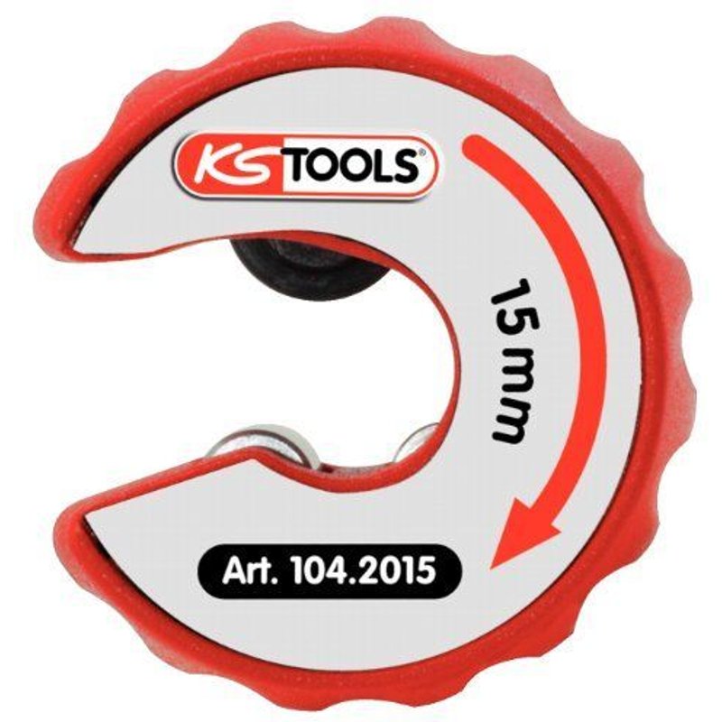 KS TOOLS coupe-tube à cliquet pour tubes en cuivre, 15 mm (104.2015)