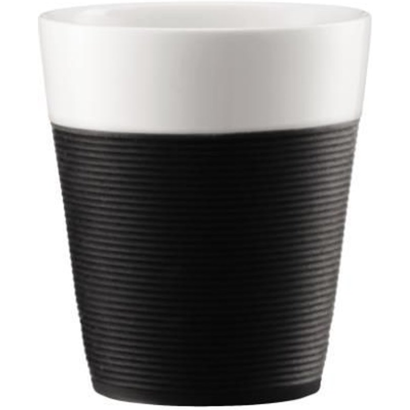 Set 2 Tasses Bodum Bistro 11582-01, 0,30 Litres, Noir