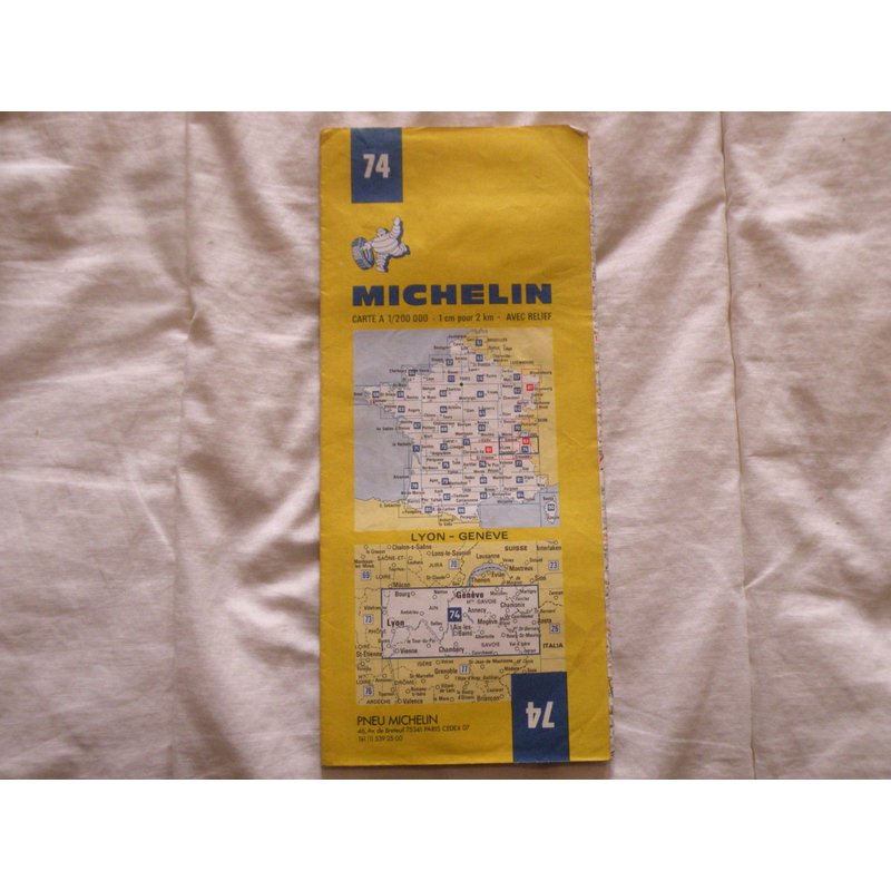 Cède Carte Routière Michelin N° 74