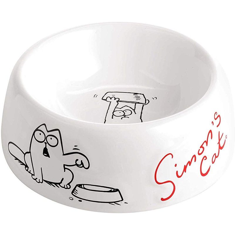 Simons Cat Mangeoire Blanc 14.5 Cm