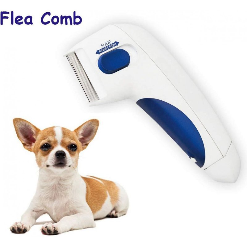 Peigne Anti-Puces Électrique Pour Animaux De Compagnie, Dissolvant Électrique Pour Poux Pour Animaux De Compagnie, Brosse De Nettoyage Anti-Puces