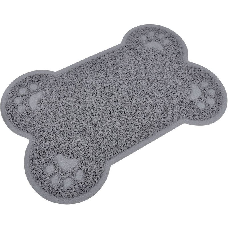 Tapis Repas - Forme Os - Gris Gris