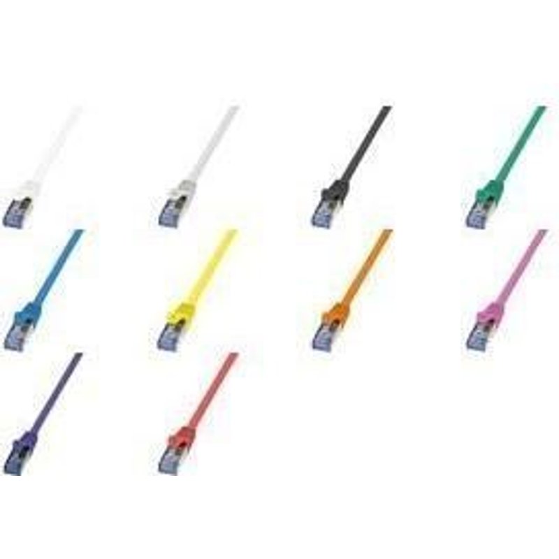 LogiLink PrimeLine - Cordon de raccordement - RJ-45 (M) pour RJ-45 (M) - 3 m - SFTP, PiMF - CAT 6a - sans halogène, moulé, sans crochet - violet