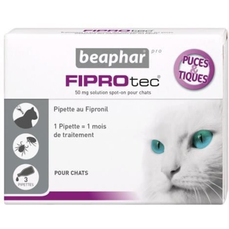 Beaphar Pro - Fiprotec - 3 Pipettes