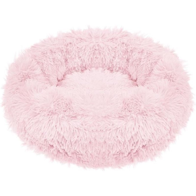 Lit Pour Chien Et Chat - Springos® - 80 Cm - Rose Clair - Rembourrage Souple - Lavable À 30°