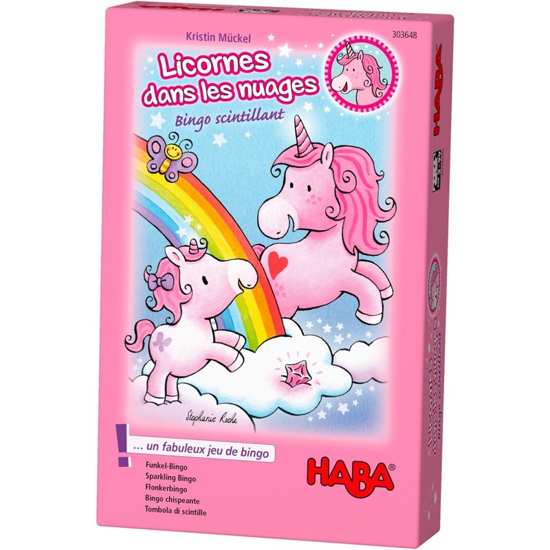Haba Licornes Dans Les Nuages - Bingo Scintillant