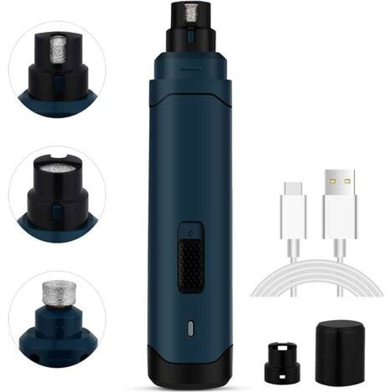 Lime À Ongles Électrique Chien Coupe Ongle Pour Chien Chat Et Lapin Lime Griffes Electrique Avec 2 Vitesses 50db Ultra-Silencieux Usb Charge Rapide Sûr Et Adapté À Tous Les Animaux
