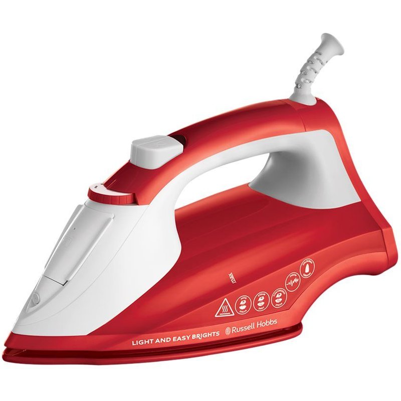 Russell Hobbs Light & Easy Brights 26481-56 - Fer à vapeur Rouge