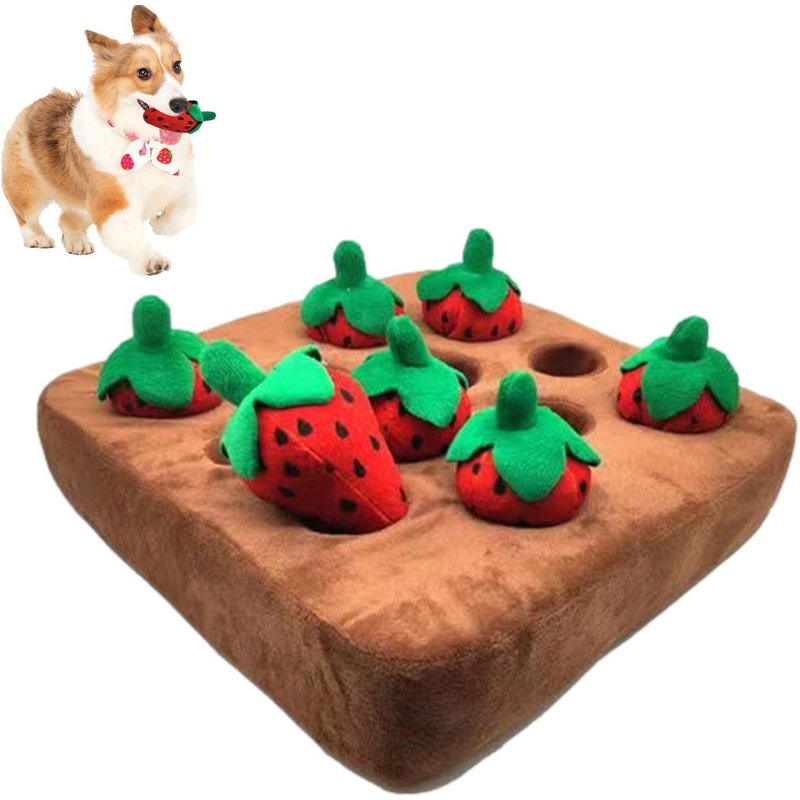 12pcs Jouet En Peluche Pour Chien Carotte, Peluche Innovante Champ De Légumes Tirer Radis Peluche Carotte Chien Jouet À Mâcher Jouet Interactif Pour Chiens Chats